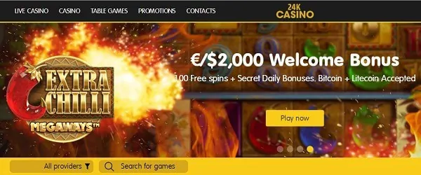 24kCasino.com gratis spins 
