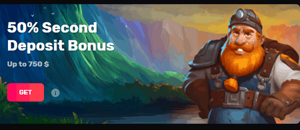 50% bonus on deposit