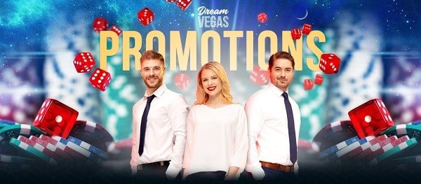 Dream Vegas Casino welcome bonus and other promotions 