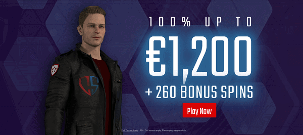 1200 EUR and 260 freespins