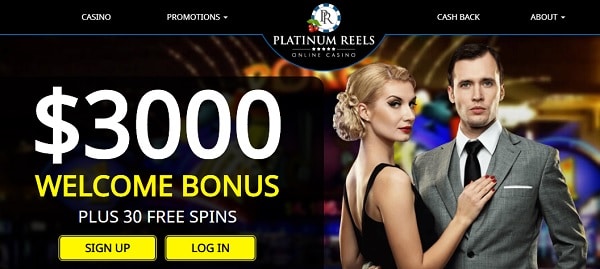 30 free spins and $3000 welcome offer 