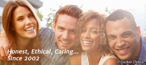 Dentist NYC - Sachar Dental NYC Dentist NYC picture of four smiling people