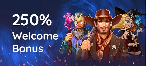 250% welcome bonus (1st deposit)