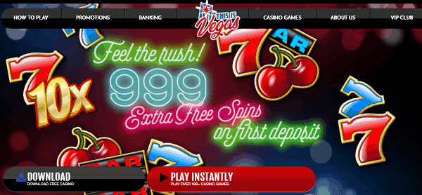 100% first deposit bonus and 999 free rounds 