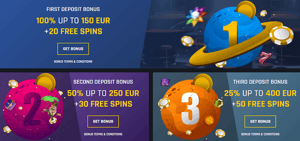 Welcome Bonus and Free Spins 
