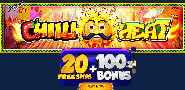 20 free spins bonus on Chilli Hea