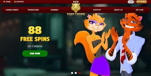 88 free spins on Catsino