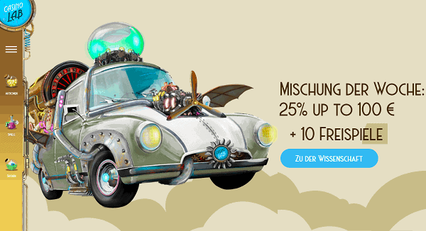 Mishung Der Woche: 25% up to 100 EUR + 10 Freispiele