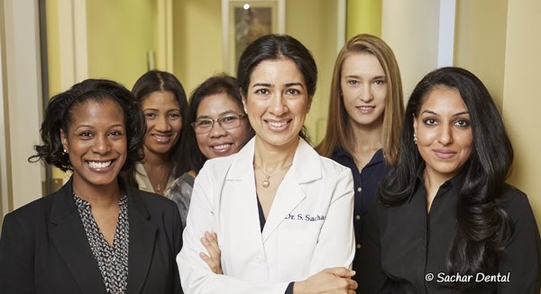 Dentist NYC - Dr Sachar with the Sachar Dental Team Top NYC Dentist Dr Sandip Sachar with Sachar Dental NYC Team
