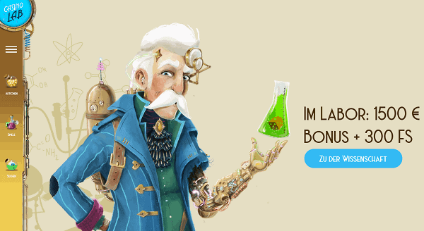 Im Labor: 1500 EUR + 300 FS