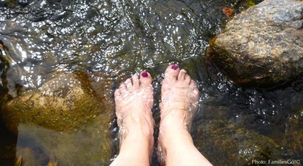 Relaxing moment on a staycation