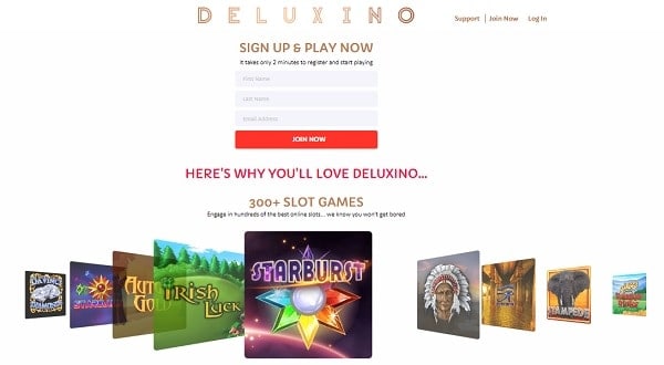 Deluxino Casino free play bonus
