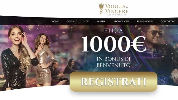 Bonus di benvenuto esclusivo sui giochi da casinò online italiani