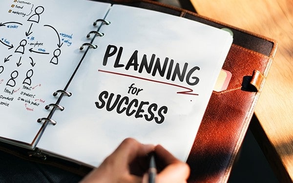 Planning diary for business success