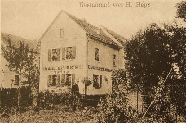 Gasstätte Hepp vor 1908