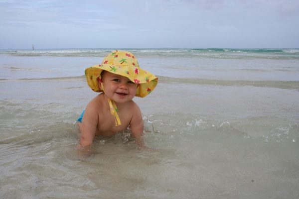 baby's first trip, Best Vacations with a Baby, Vacations with a Baby, best places to travel with a baby, places to travel with a baby, varadero beach with baby