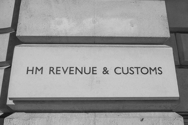 HM Revenue & Customs sign outside office