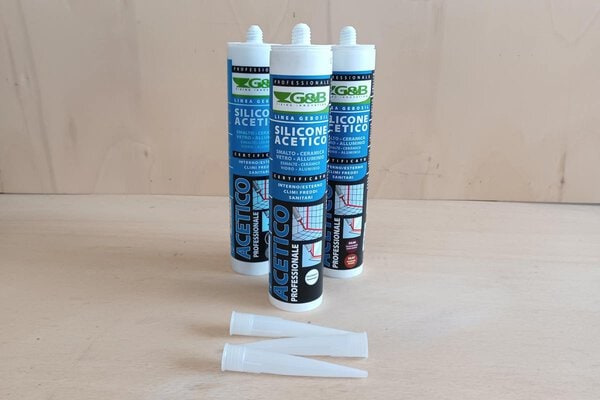 Silicone Acetico per interni ed esterni, professionale, adatto per i sanitari ed i climi freddi GeB 280ml - immagine 2