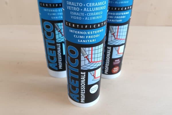 Silicone Acetico per interni ed esterni, professionale, adatto per i sanitari ed i climi freddi GeB 280ml - immagine 4