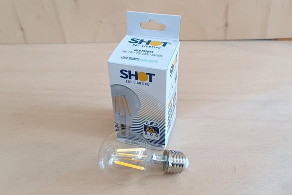Lampadina LED Shot 7w E27 806Lm - forma a goccia