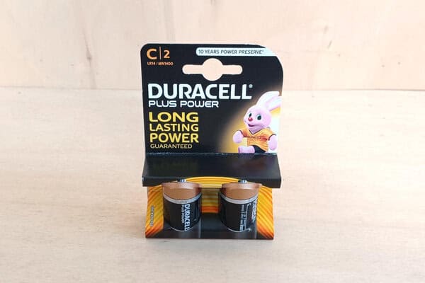 Batterie Alcaline "DURACELL" C 1/2 Torcia LR14 - 2 pezzi