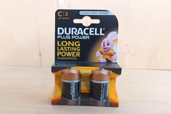 Batterie Alcaline "DURACELL" C 1/2 Torcia LR14 - 2 pezzi - immagine 2