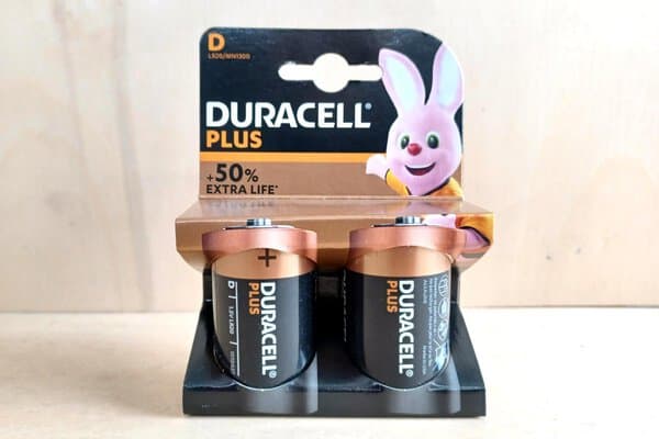 Batterie Alcaline "DURACELL" D Torcia LR20 - 2 pezzi - immagine 2