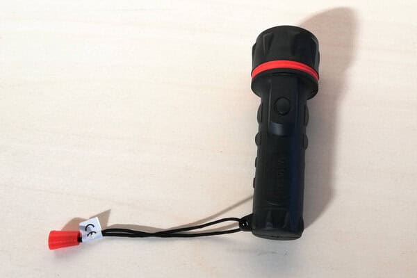 Torcia 3 Led "Velamp" in Gomma Antiurto - immagine 3