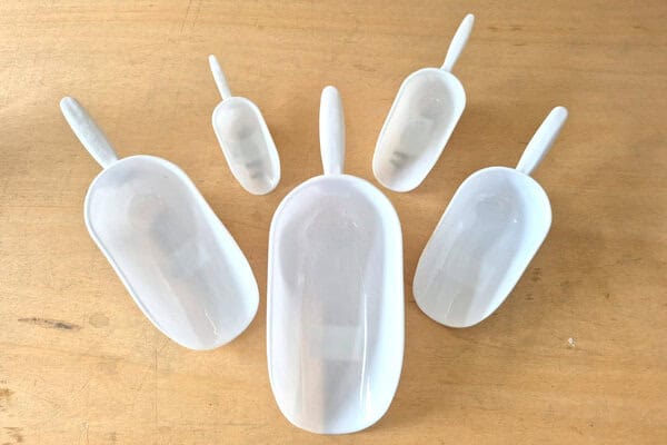 Paletta Per Alimenti In Plastica Grigia – Per Patatine, Popcorn, Chip, Imbuto Per Sacchetti, 23,5 X 20,6 Cm - 5