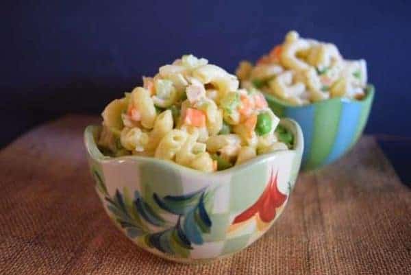Hawaiian macaroni salad turns any barbecue into a plate lunch.