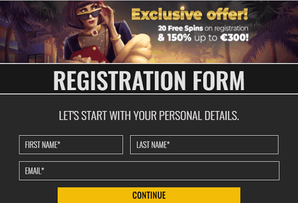 Exclusive Welcome Offer: 5 EUR or 50 Free Spins