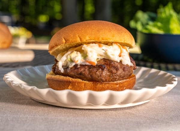 ground beef hot honey burger