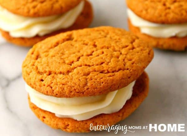 Whoopie Pies made with Pumpkin Spice