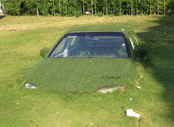 buried car block museum taichung