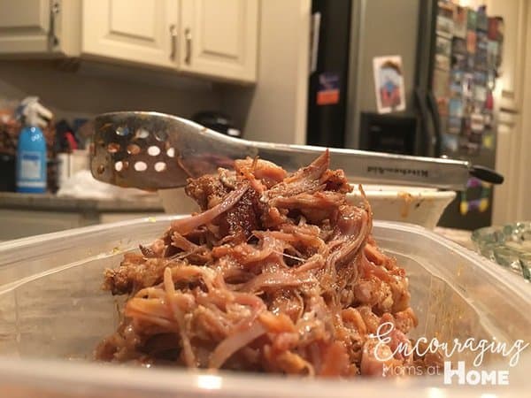 Pulled Pork Leftovers with printable recipe card