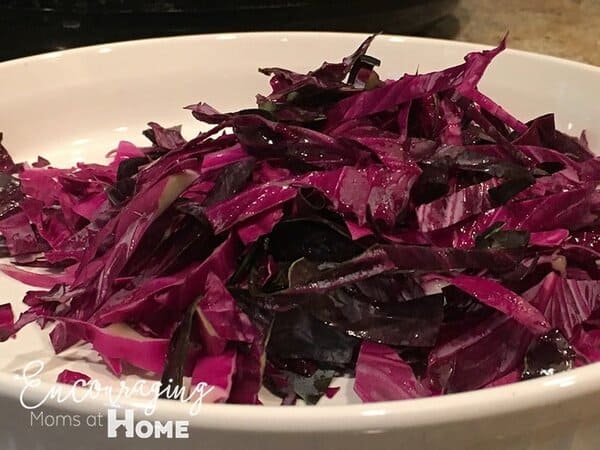 Rough Chop Red Cabbage