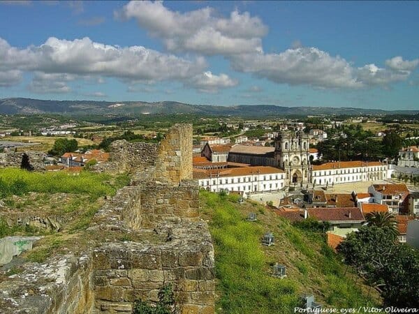 Alcobaça Castle ruins.