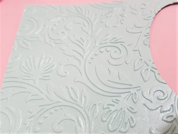 Embossed Cardstock using the Sizzix Big Shot