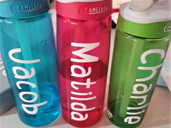 Personalised Kids Water Bottle, Back to School, Drink Bottle