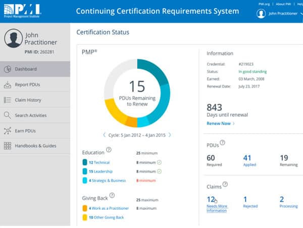 How To Report Pdu For The New Pmi Pdu Structure From Dec 15 Updated Pmp Pmi Acp Itil Exam Tips 21