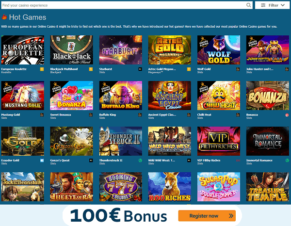 Get 100% bonus and free spins on deposit