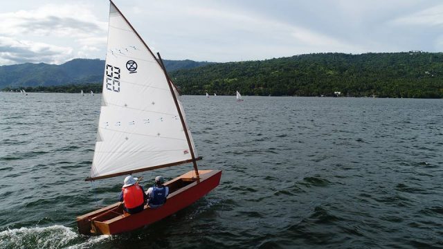 Experimental balance Lug sail with a more dished shape Sailmaking test by Really Simple Sails