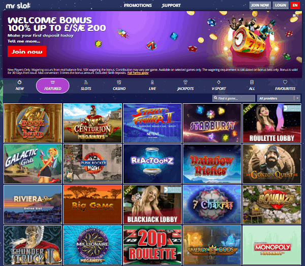 Mr Slot Casino Review 