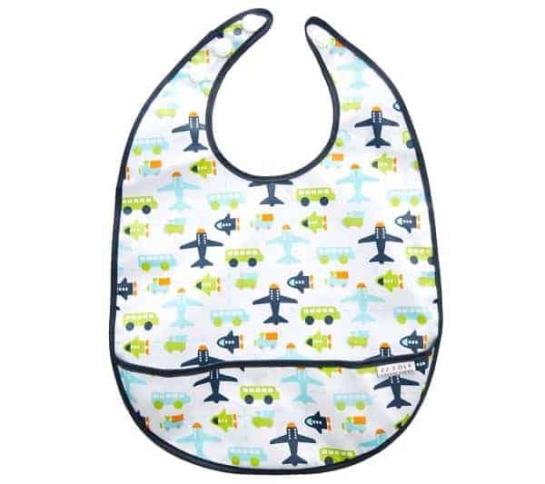 baby travel gear, wipeable bib