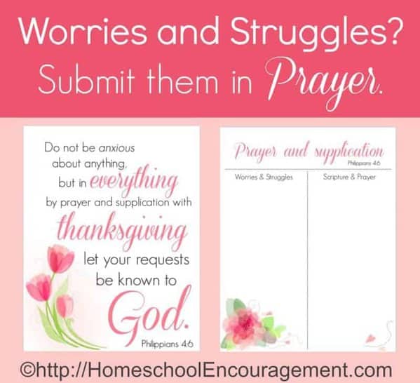 Worries and Struggles? Time for Prayer!