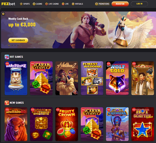 Fezbet Casino Review & Sportsbook 