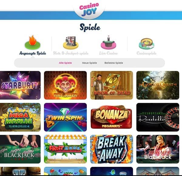 Casino Joy free spins