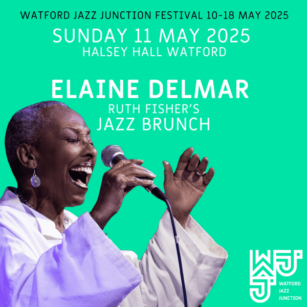 Elaine Delmar at the Watford Jazz Festival May 2025