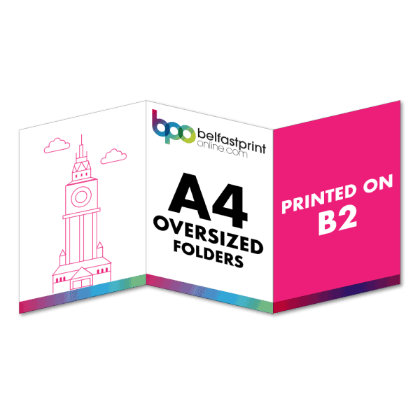 Belfast Print Online 6pp A4 Oversized Presentation Folders B2 Litho