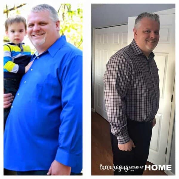 David Bondurant before and after Trim Healthy Mama results - plus Trim Healthy Mama Pizza Recipe in post